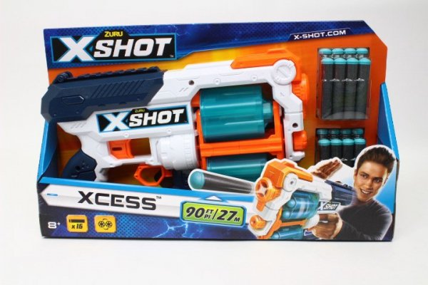 ZURU ZURU X-SHOT X-cess TK-12 wyrzutn.pomar.36436 40299