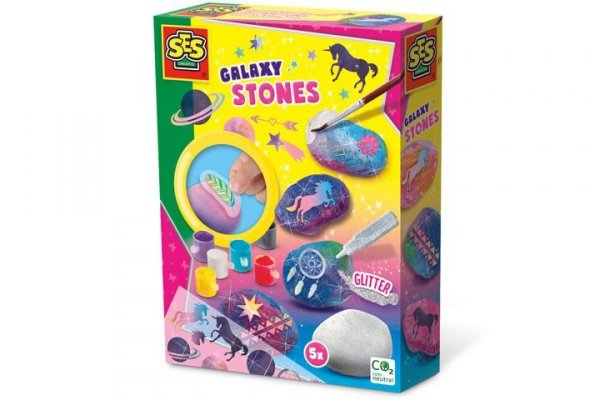 SES CREATIVE SES Malowanie i ozdab.kamieni Galaxy 14766 47662