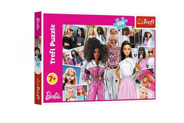 TREFL PUZZLE 200 W świecie Barbie /Mattel 13301