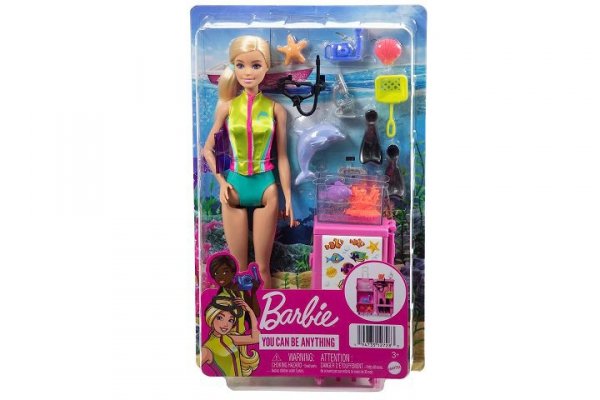 MATTEL Barbie lalka Kariera biolożka morska HMH26 /4