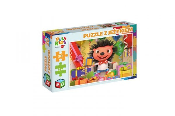 MULTIGRA Puzzle z jeżykiem 30el 05099