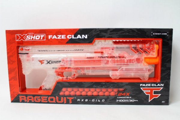 ZURU ZURU X-SHOT FaZe Ragequit wyrzutnia24k 36498