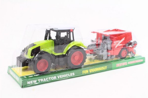 MZ-IMPORT Traktor z maszyną rolniczą 666-211B 11663