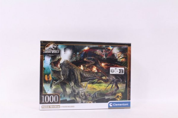 CLEMENTONI CLE puzzle 1000 Compact Jurassic World 39856