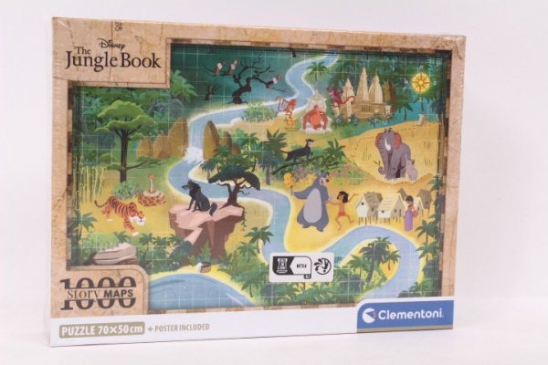 CLEMENTONI - PUZZLE CLE puzzle 1000 Compact StoryMaps TheHungleB.39813