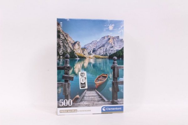 CLEMENTONI - PUZZLE CLE puzzle 500 Compact Braies Lake 35538
