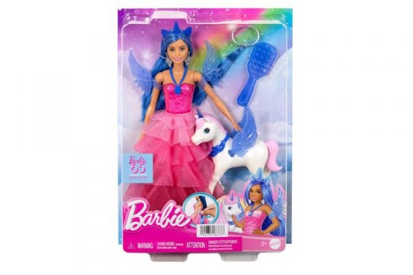 MATTEL Barbie Sapphire Skrzydlaty jednoroż+lalka HRR16 /4