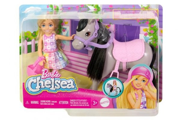 MATTEL Barbie Chelsea z kucykiem Pony HTK29 /4