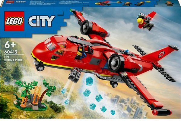 LEGO LEGO CITY Strażacki samolot ratunkowy 60413