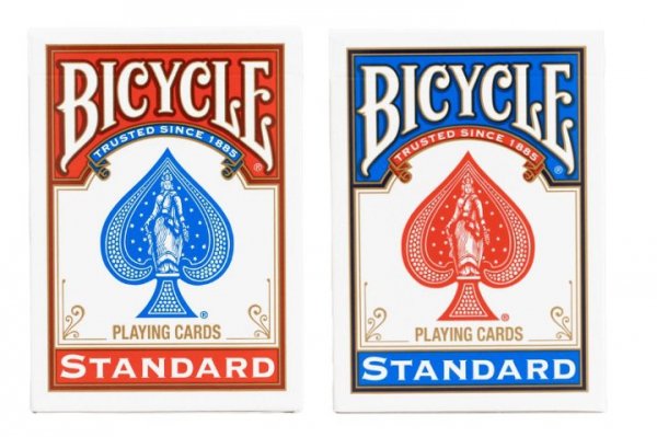 CARTAMUNDI Karty Bicycle GoldRider back red/blue 16510