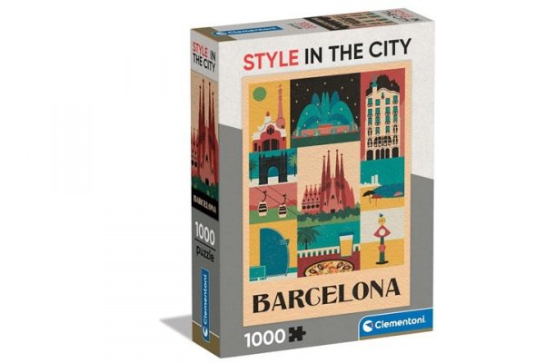 CLEMENTONI - PUZZLE CLE puzzle 1000 Compact Barcelona 39847