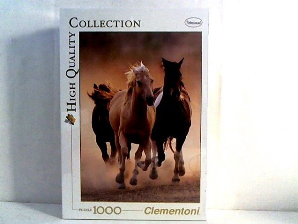 CLEMENTONI CLE puzzle 1000 HQ Galopujące konie 39168