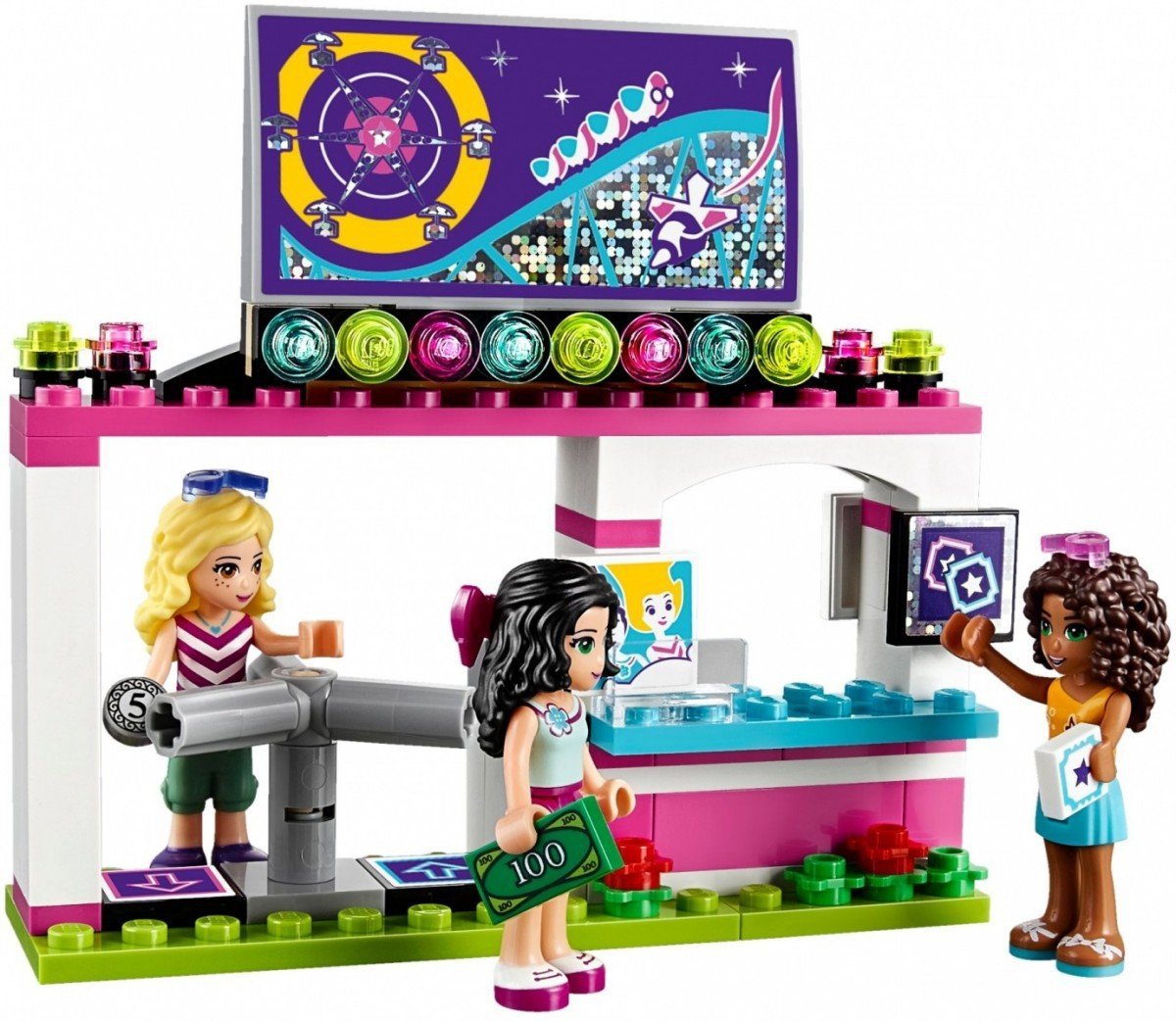 Lego Friends Kolejka Górska W Parku Rozrywki 41130 8 Friends