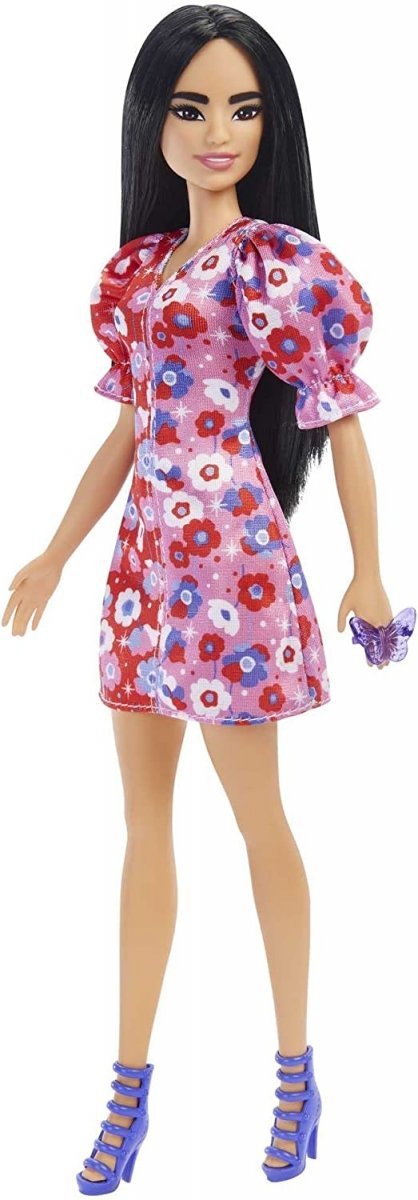 MATTEL BARBIE DWUKOLOROWA SUKIENKA W KWIATY HBV11 3+