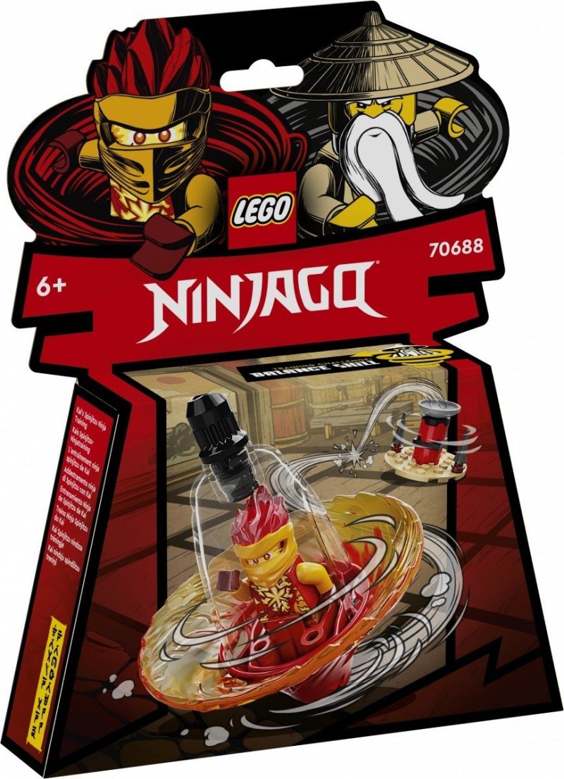 LEGO NINJAGO SZKOLENIE WOJOWNIKA SPINJITZU KAIA 70688 6+