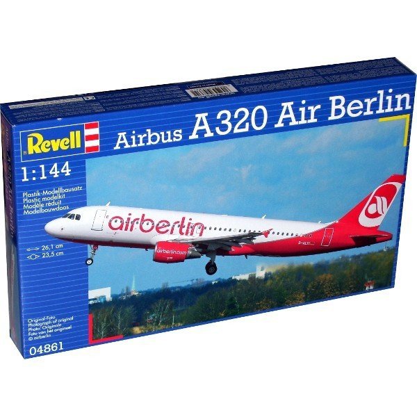 REVELL AIRBUS A320 AIR BERLIN 04861 SKALA 1:144