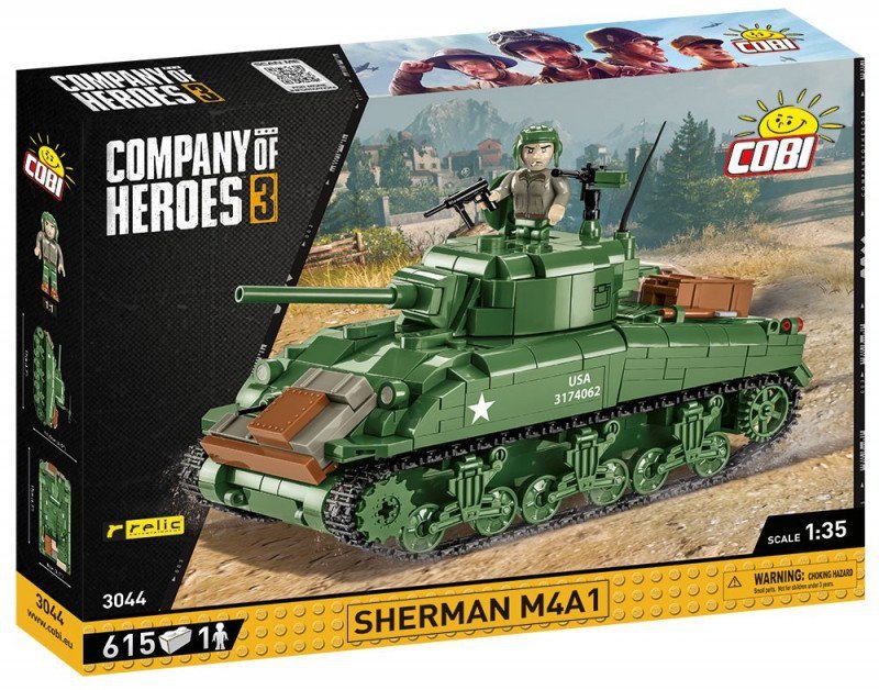 COBI COMPANY OF HEROES 3 SHERMAN M4A1 3044 9+