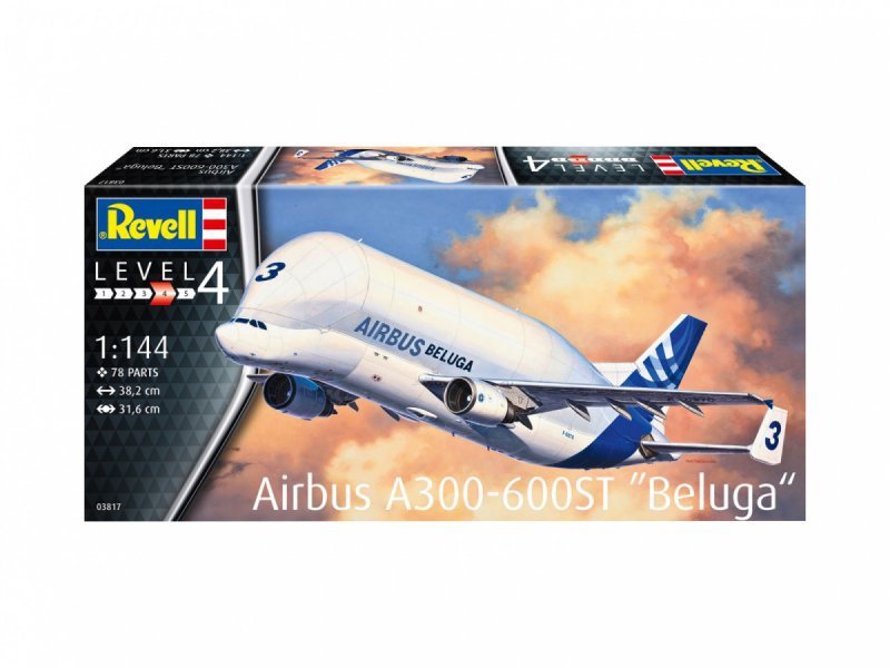 REVELL AIRBUS A300-600ST BELUGA 03817 SKALA 1:144