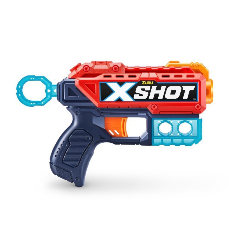 X-SHOT ZESTAW WYRZUTNI EXCEL DOUBLE KICKBACK (8 STRZAŁEK, 6 PUSZEK) 8+