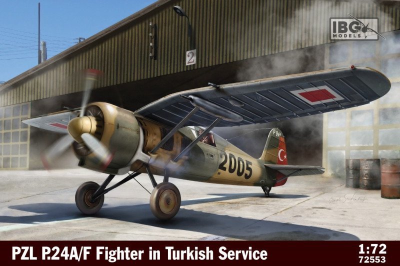 IBG PZL P.24A/F FIGHTER IN TURKISH SERVICE 72553 SKALA 1:72