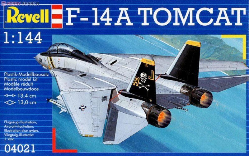 REVELL F-14A TOMCAT 04021 SKALA 1:144