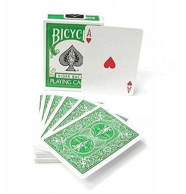 BICYCLE KARTY GREEN DECK 12+
