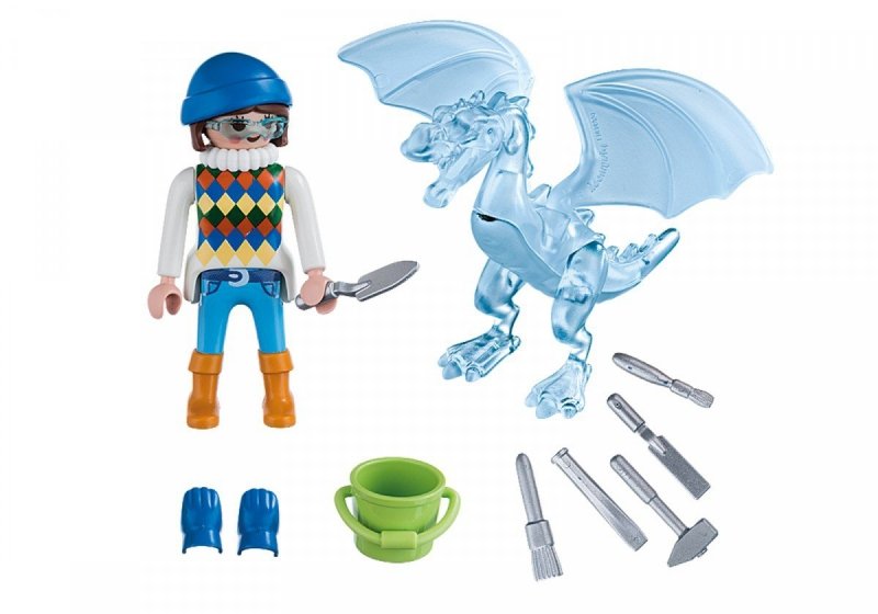 PLAYMOBIL RZEŹBIARKA Z LODOWĄ RZEŹBĄ 5374 4+