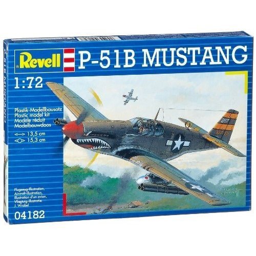 REVELL P-51B MUSTANG SKALA 1:72 8+