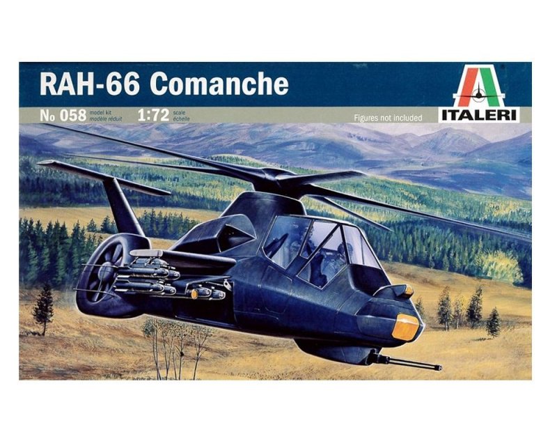 ITALERI RAH-66 COMANCHE U.S. SCOUT/ATTACK 058 SKALA 1:72