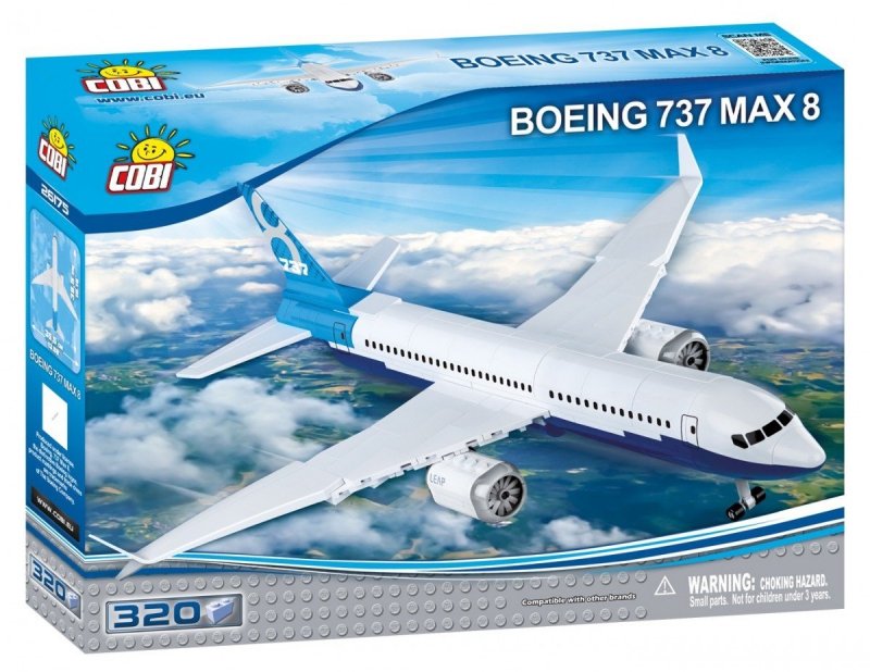 COBI KLOCKI 320 EL. BOEING 737 MAX 8 26175 7+