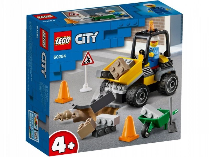 LEGO CITY POJAZD DO ROBÓT DROGOWYCH 60284 4+