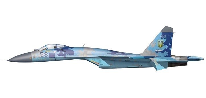 IBG SU-27P IN UKRAINIAN AIR FORCE 72906 SKALA 1:72