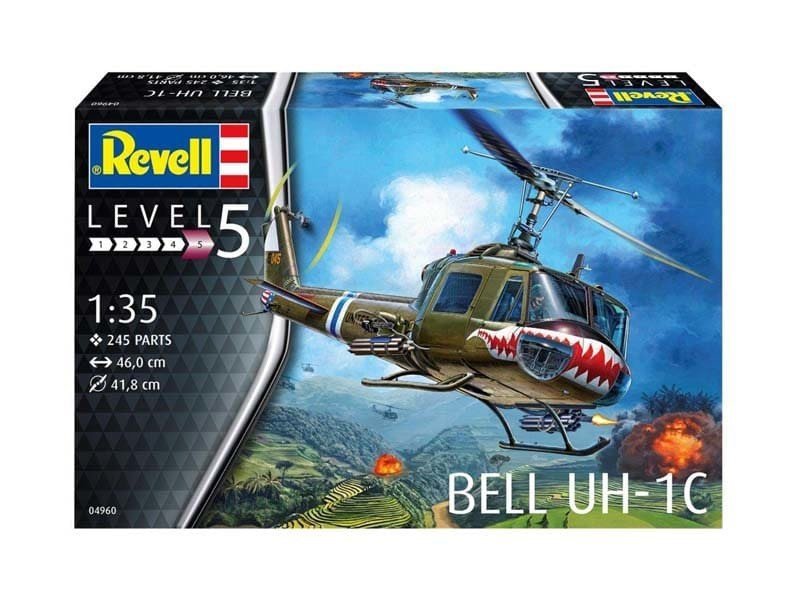 REVELL BELL UH-1C 04960 SKALA 1:35
