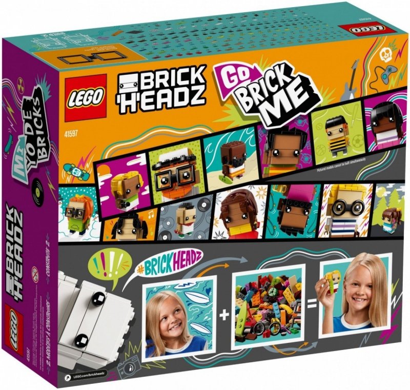 LEGO BRICKHEADZ PORTRET Z KLOCKÓW 41597 10+