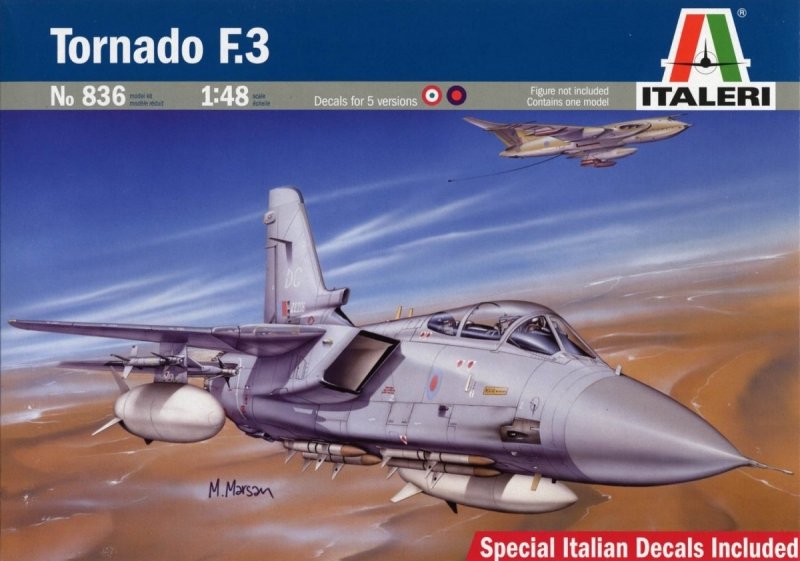 ITALERI 836 TORNADO F3 RAF SKALA 1:48 14+