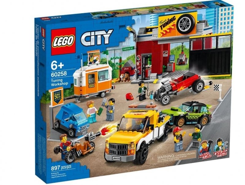 LEGO CITY WARSZTAT TUNINGOWY 897EL. 60258 6+