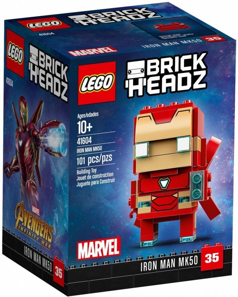 LEGO BRICKHEADZ IRON MAN MK50 41604 10+