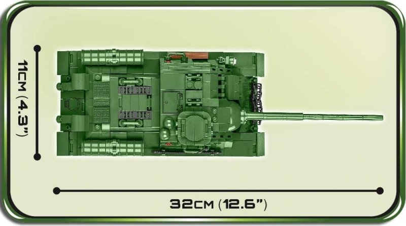 COBI HISTORICAL SU-100 ŚREDNIE DZIAŁO SAMOBIEŻNE 2541 7+