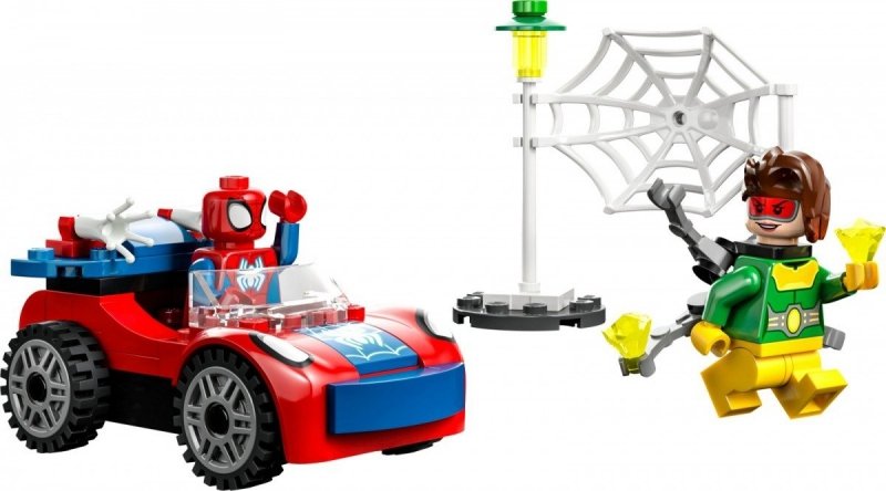 LEGO SUPER HEROES SAMOCHÓD SPIDER-MANA I DOC OCK 10789 4+