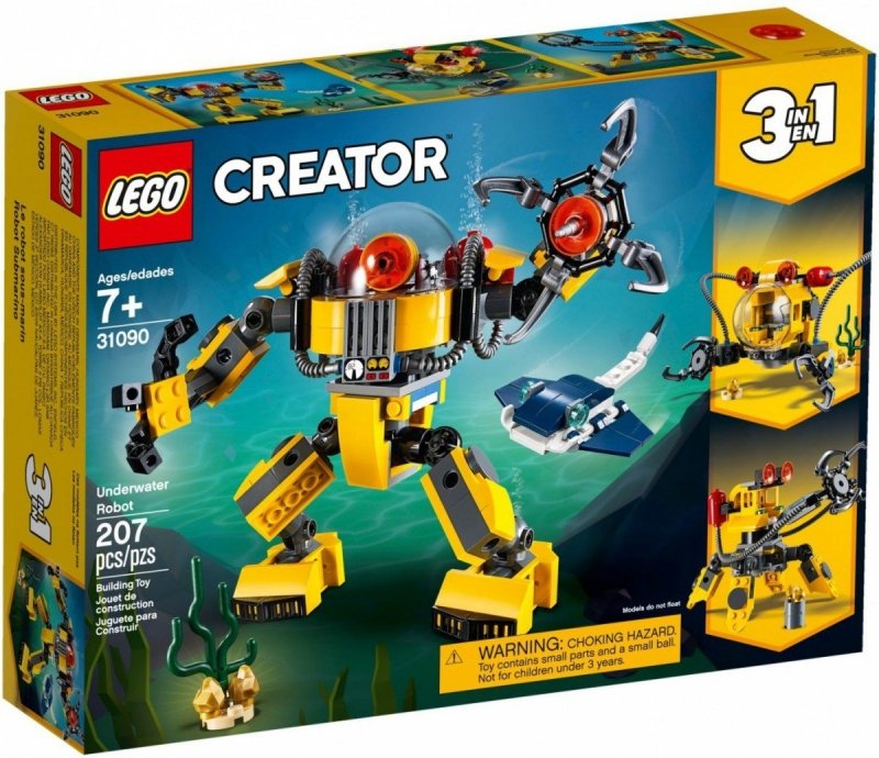 LEGO CREATOR PODWODNY ROBOT 31090 7+