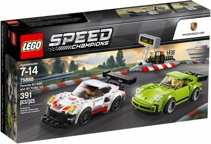 LEGO SPEED CHAMPIONS PORSCHE 911 RSR TURBO 3.0 75888 7+