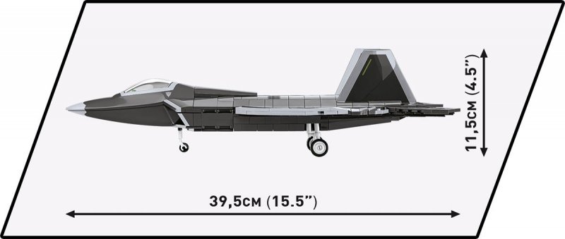 COBI ARMED FORCES LOCKHEED F-22 RAPTOR 695EL. 5855 9+