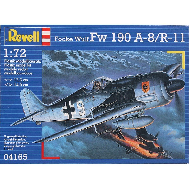REVELL FOCKE WULF FW 190 A-8/R-11 SKALA 1:72 8+