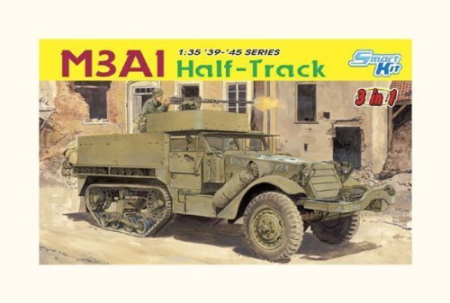 DRAGON M3A1 HALF-TRACK 3 IN 1 SKALA 1:35