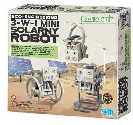 4M MINI SOLARNY ROBOT 3W1 8+