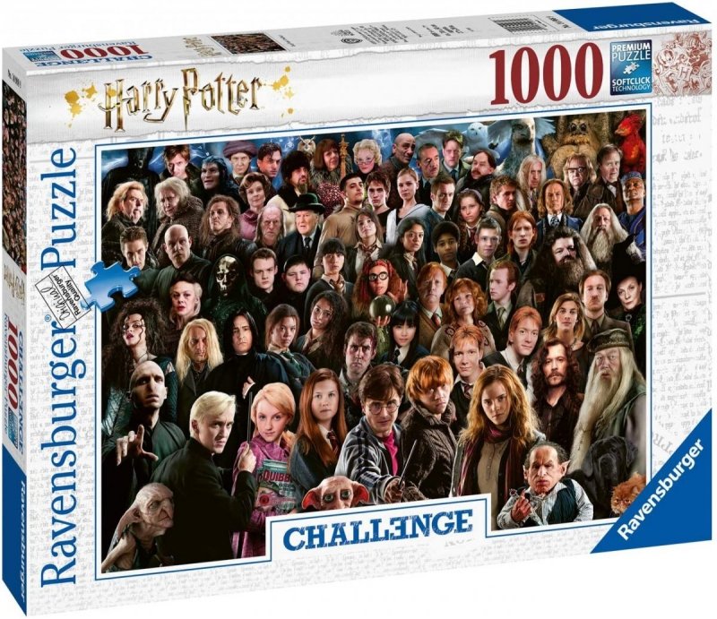 RAVENSBURGER 1000 EL. CHALLENGE HARRY POTTER PUZZLE 14+