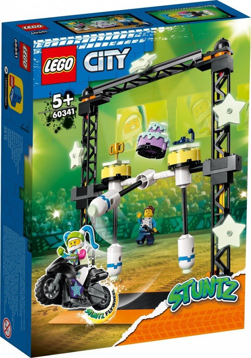 LEGO CITY WYZWANIE KASKADERSKIE: PRZEWRACANIE 60341 5+