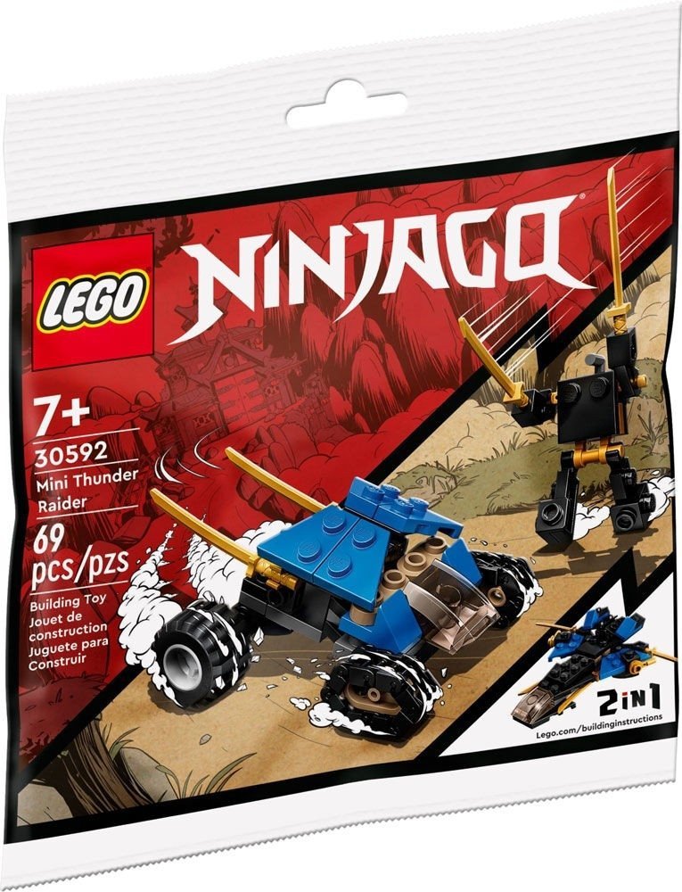 LEGO NINJAGO MINIATUROWY PIORUNOWY POJAZD 30592 7+