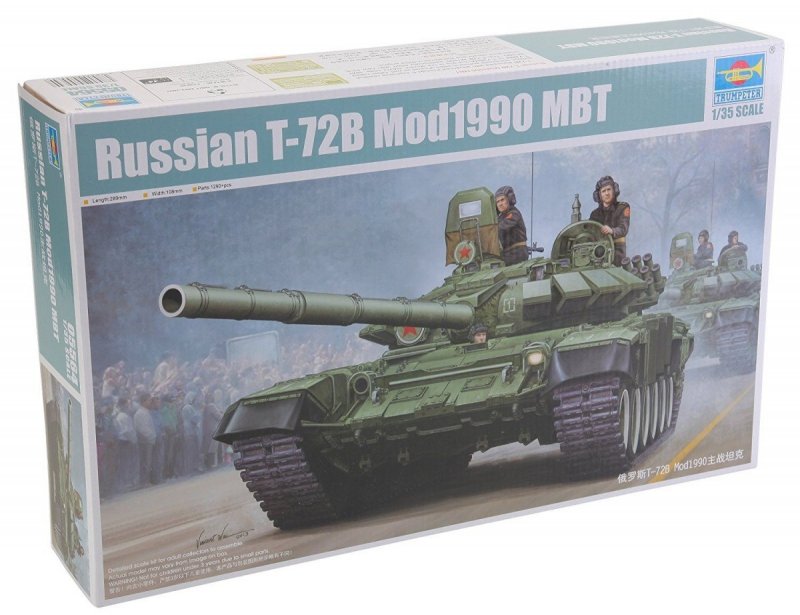 TRUMPETER RUSSIAN T-72B MOD 1989 MBT 05564 SKALA 1:35