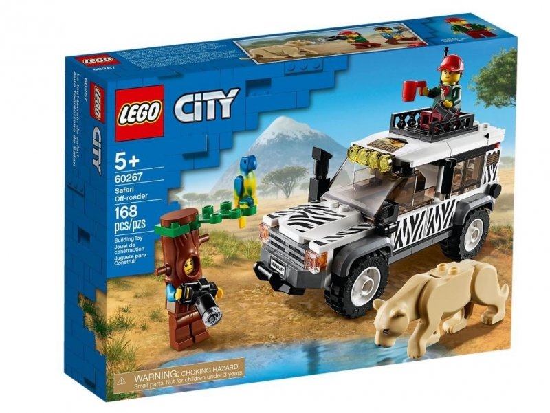 LEGO CITY TERENÓWKA NA SAFARI 168EL. 60267 5+
